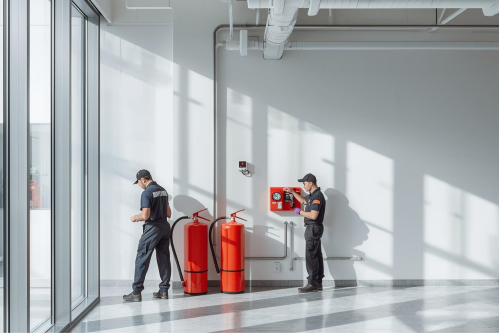 Equipe técnica qualificada em prevenção e combate a incêndio